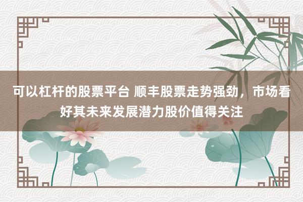 可以杠杆的股票平台 顺丰股票走势强劲,市场看好其未来发展潜力股价值得关注